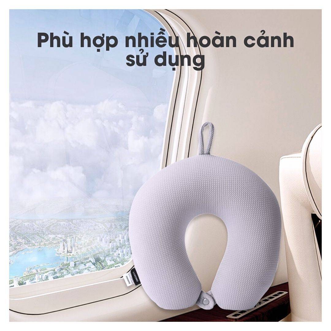 Gối tựa cổ BONBOX BNP100 Gray